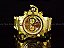 Relógio Invicta 5403 Subaqua Noma 3 Banhado a Ouro 18k Cronógrafo Suíço - Imagem 3