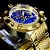 Relógio Invicta 14501 Subaqua Noma III 50mm Banhado a Ouro 18k Brilhante Cronógrafo Suíço - Imagem 4