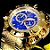 Relógio Invicta 14501 Subaqua Noma III 50mm Banho Ouro 18k Suíço - Imagem 3