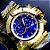 Relógio Invicta 14501 Subaqua Noma III 50mm Banhado a Ouro 18k Brilhante Cronógrafo Suíço - Imagem 2