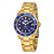 Relógio Invicta 8930OB Pro Diver Unissex 40mm Banhado a Ouro 18K Mostrador Azul Automático - Imagem 2