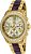 Relógio invicta Angel 20508 Feminino 38mm Banhado a Ouro 18k Mostrador Dourado com Cristais - Imagem 1