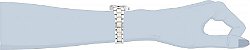 Relógio Invicta 18874 Angel 38mm Prata Mostrador Texturizado Pulseira Mista - Imagem 3