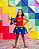 FANTASIA MULHER MARAVILHA INFANTIL - Imagem 1