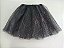 SAIA TULE PRETA COM GLITTER - Imagem 4