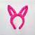 Tiara Orelha de Coelho Pelúcia Pink - Imagem 1
