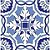 AZ005-A kit com 24 peças azulejos colonial portugues 15,4x15,4 cm - Imagem 1