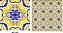 Azulejos colonial portugues kit com 24 peças 15,4x15,4 cm REF 011 - Imagem 2