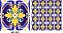 Azulejos Colonial 030, kit com 24 peças porcelana 15,4x15,4 cm  e alta durabilidade - Imagem 2