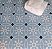 PISO EM PORCELANA HIDRAULICA TUYNY BLUE  20X20 CM KIT COM 15 PEÇAS - Imagem 1