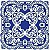 Azulejos Decorativos porcelana 15,4x15,4 kit com 10 peças - Imagem 1
