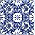 Azulejos Decorativos kit com 42 peças 15,4x15,4 cm, porcelana, alta durabilidade - Imagem 1