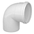 JOELHO ESG 90º 100MM FORTLEV REF 404 - Imagem 1