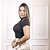 Blusa Malha Elastano Gola Alta - Tam. Unico - Imagem 4