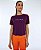 T-Shirt Alto Giro Skin Fit Sport Way Roxo Potent - Imagem 1