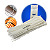 ABRAÇADEIRA NYLON PA66 GRD BRANCO 4.8X300 P100 ELGIN - Imagem 1