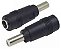 PLUGUE ADAPTADOR P4, 2.1*5.5MM FEMEA PARA 1.7*4.8MM MACHO (F) - Imagem 1