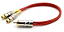 CABO AUTOMOTIVO COAXIAL Y 2 RCA FEMEA E 1 RCA MACHO PROFISSIONAL 25CM - Imagem 2