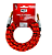 CABO DE GUITARRA NYLON VERMELHO DOURADO P10 MONO 5 METROS MXT - Imagem 1