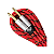 CABO DE GUITARRA NYLON VERMELHO DOURADO P10 MONO 5 METROS MXT - Imagem 4