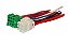 CHICOTE AUTOMOTIVO 9 VIAS 1MM MACHO/FEMEA 27CM 25A OD:3.0*7.0 - Imagem 1