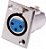 SOQUETE XLR CANNON FEMEA  METAL/NIQUEL - Imagem 1