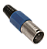 PLUG CANNON MACHO AZUL CORPO PLASTICO - Imagem 1