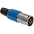 PLUG CANNON MACHO AZUL CORPO PLASTICO - Imagem 2