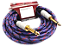 CABO DE GUITARRA NYLON DOURADO LILAS P10 MONO 5 METROS MXT - Imagem 1