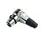 PLUG XLR CANNON FEMEA 90 DE METAL PROF. NIQUEL - DESMONTAVEL - Imagem 1