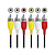 CABO 3RCA + 3RCA 2 METROS CNN-313 LIVSTAR - Imagem 3