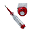 CHAVE DE TESTE PEQUENA VERMELHA Y@RA YA-2148 - OEM - Imagem 2