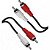 CABO 2 RCA x 2 RCA NIQUEL (1.8 metros) OEM - Imagem 1
