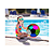 BOLA INFLAVEL DE PLASTICO GRANDE XH-0039 / XH-0040 - Imagem 3