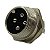 CONECTOR MIC MACHO 4 PINOS METAL S+B - Imagem 1