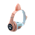 FONE BLUETOOTH 5 0 HEADPHONE ON-EAR BTKIDS CAT GIRL KHP003 - Imagem 3