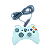 CONTROLE PARA XBOX 360 BRANCO COM FIO 2 METROS MAXMIDIA MAX-XB360B - Imagem 2