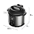 Panela De Pressão Elétrica Electrolux Por Rita Lobo 6l Preta Experience Digital (pcc20) 220v - Imagem 3