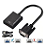 Cabo Mini Convesor Vga Para Hdmi Com Áudio E Vídeo Full Hd - FL - Imagem 1
