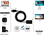 Cabo conversor HDMI para VGA 1080p macho para VGA macho - Imagem 1