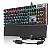 TECLADO GAMER MECANICO PHILIPS MOMENTUM COM APOIO DE PULSO SPK8614 - Imagem 1