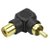 PLUG RCA 90 PLASTICO /DOURADO - PRETO - Imagem 3