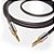 CABO DE AUDIO SLIM P2 MACHO PARA P2 MACHO, OD:4MM, BRANCO, 1.2M MXT - Imagem 2