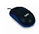 MOUSE USB OPTICO PRETO AZUL OEX MS103 - Imagem 1