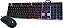 COMBO HORUS TECLADO E MOUSE LED OEX TM305 - Imagem 1