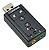 ADAPTADOR DE SOM USB 2.0 3D SOUND 7.1 AUDIO CONTROLLER USB SOM AD0021 - Imagem 2