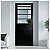 PORTA LAMBRIL COM BASCULANTE ALUMÍNIO PRETO LINHA 25 PREMIUM - Imagem 2
