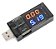 USB Atual E voltage detector tester Medidor De Tensão Mesa Dupla Exibição - Imagem 1