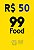 Cartão Presente 99Food Virtual - 50 Reais - Imagem 1