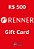 Cartão Vale Presente Renner R$500 reais - Gift Card Digital - Imagem 1